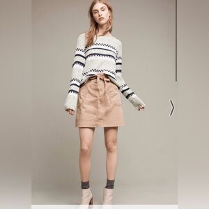 Pilcro Washed Chino Skirt size 6